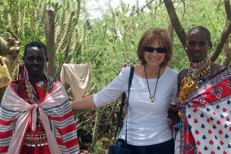 Maasai Ladies who cooked for us in Olentoko, Kenya